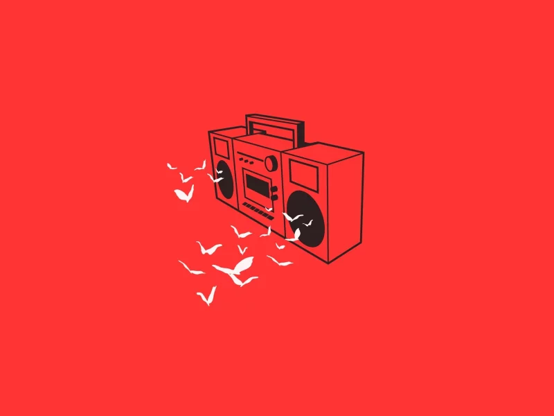 Бумбокс, музыка, Boombox, Минималистичный, minimalistic, radio, Recorder, диктофон, радио, music