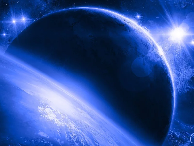 космос, планеты, outer space, stars, planets, звезды, космические искусства, space art, blue, синий