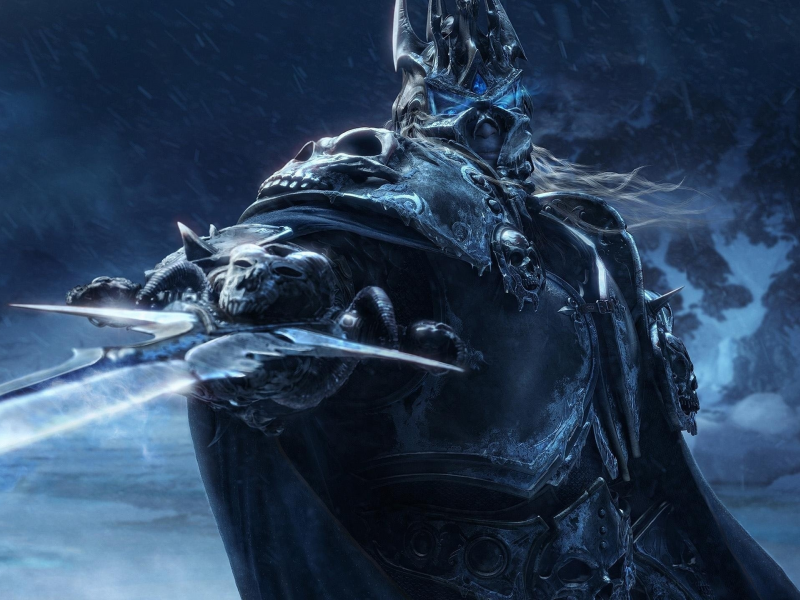 World of Warcraft, Lich King, Arthas, Артас, Мир Warcraft, frostmourne, Ледяная Скорбь