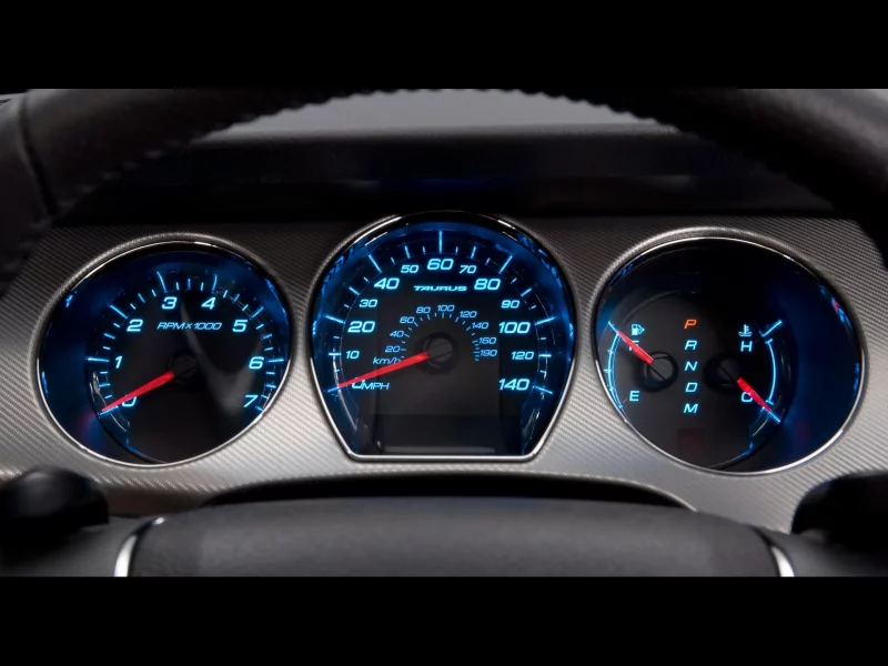 2010, датчики, Ford Taurus, gauges, Ford