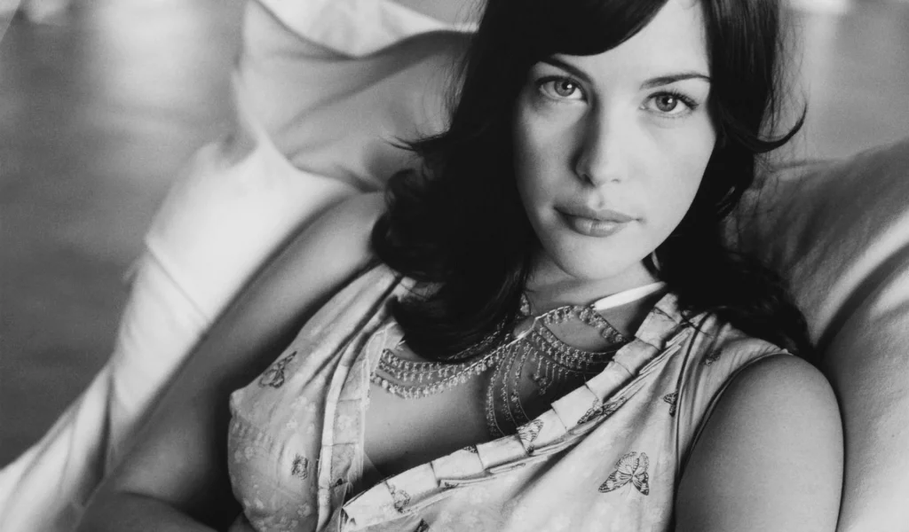 Лив Тайлер, women, актрисы, женщины, models, actress, модели, monochrome, брюнетки, brunettes, монохромный, Liv Tyler