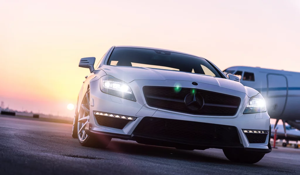 front, cls 63, мерседес бенц, renntech, white, c218, cls-klasse, Mercedes-benz