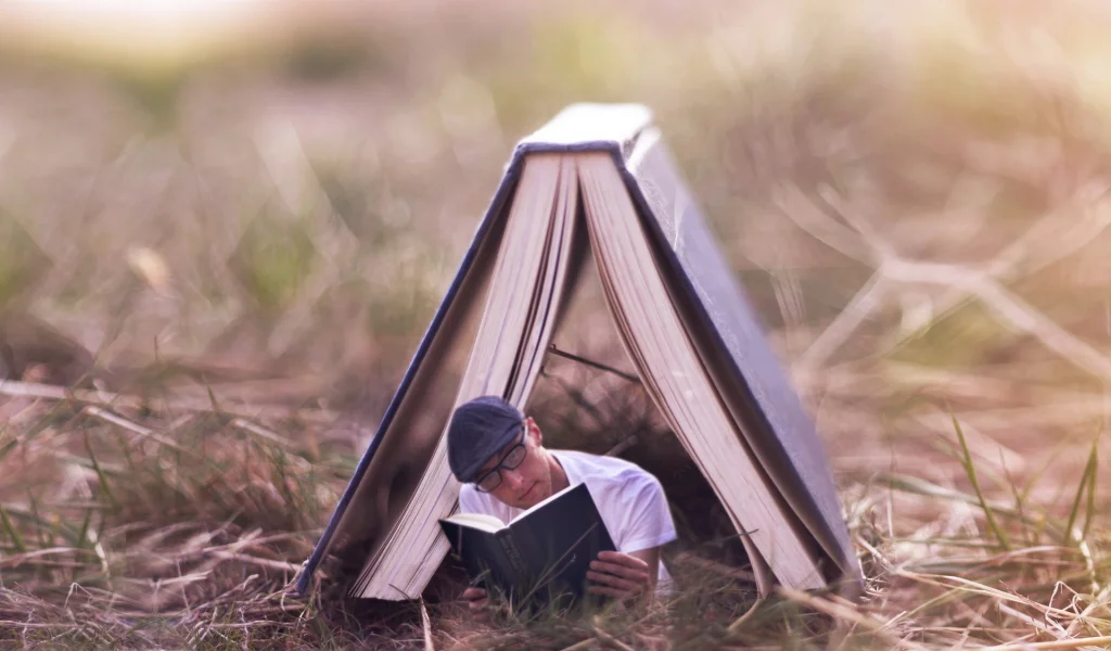 книги, фон, Парень