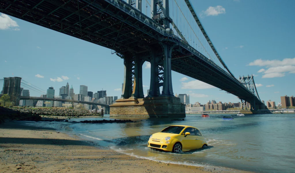fiat 500, bridge, america, new-york, &amp;quot;immigrants&amp;quot;, city, usa, Commercial