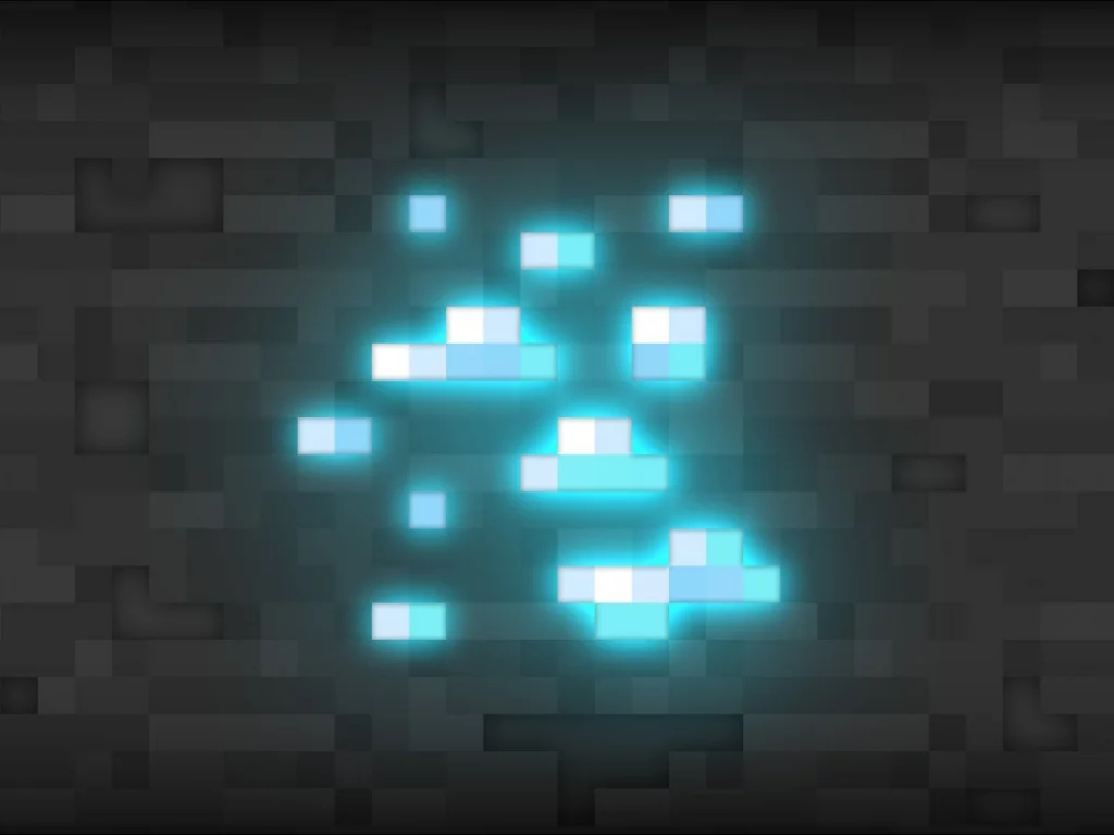 алмазы, Minecraft, майнкрафт, diamond