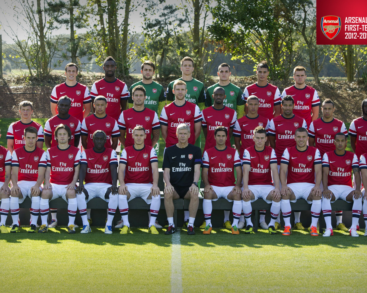 soccer, арсенал, first team, 201213, Arsenal