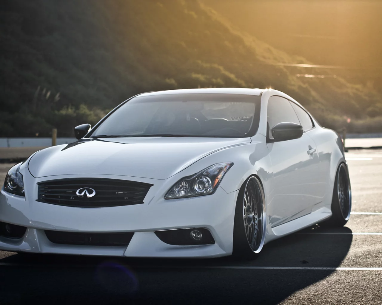 тюнинг, купе, Infiniti g37, coupe, белая, инфинити