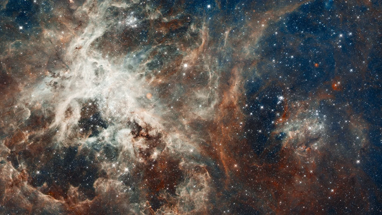 туманность, Ngc 2070, золотая рыба, созвездие, тарантул