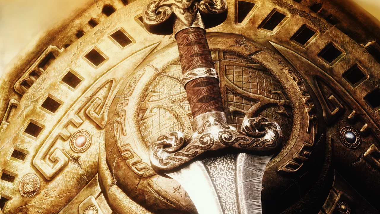 skyrim, щит, оружие, The elder scrolls v, меч, клинок