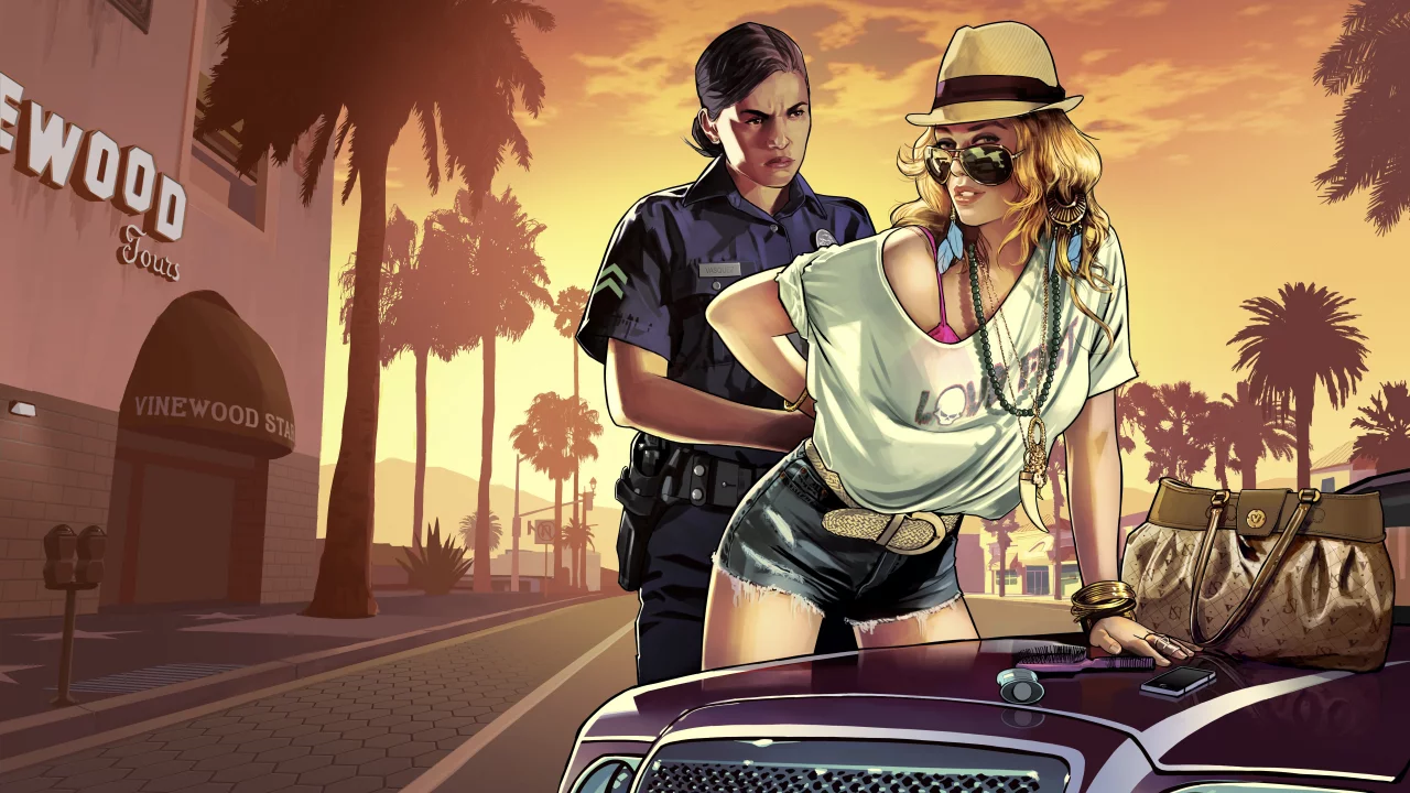 полиция, Grand theft auto v, девушка, gta 5, коп