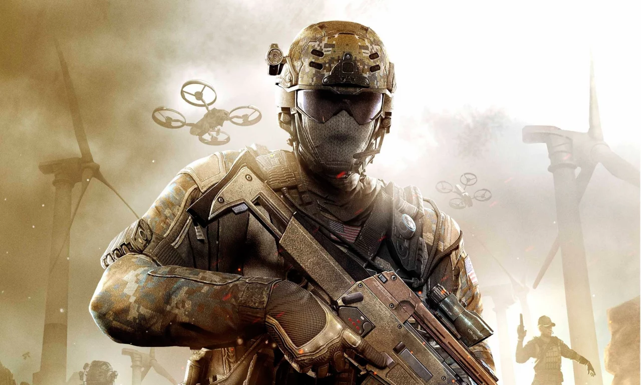 black ops 2, солдат, Call of duty, военный, ветряки, оружие