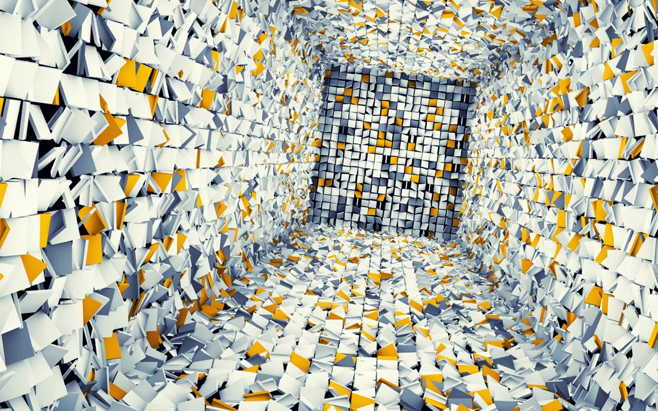 cubes, abstract, , digital art