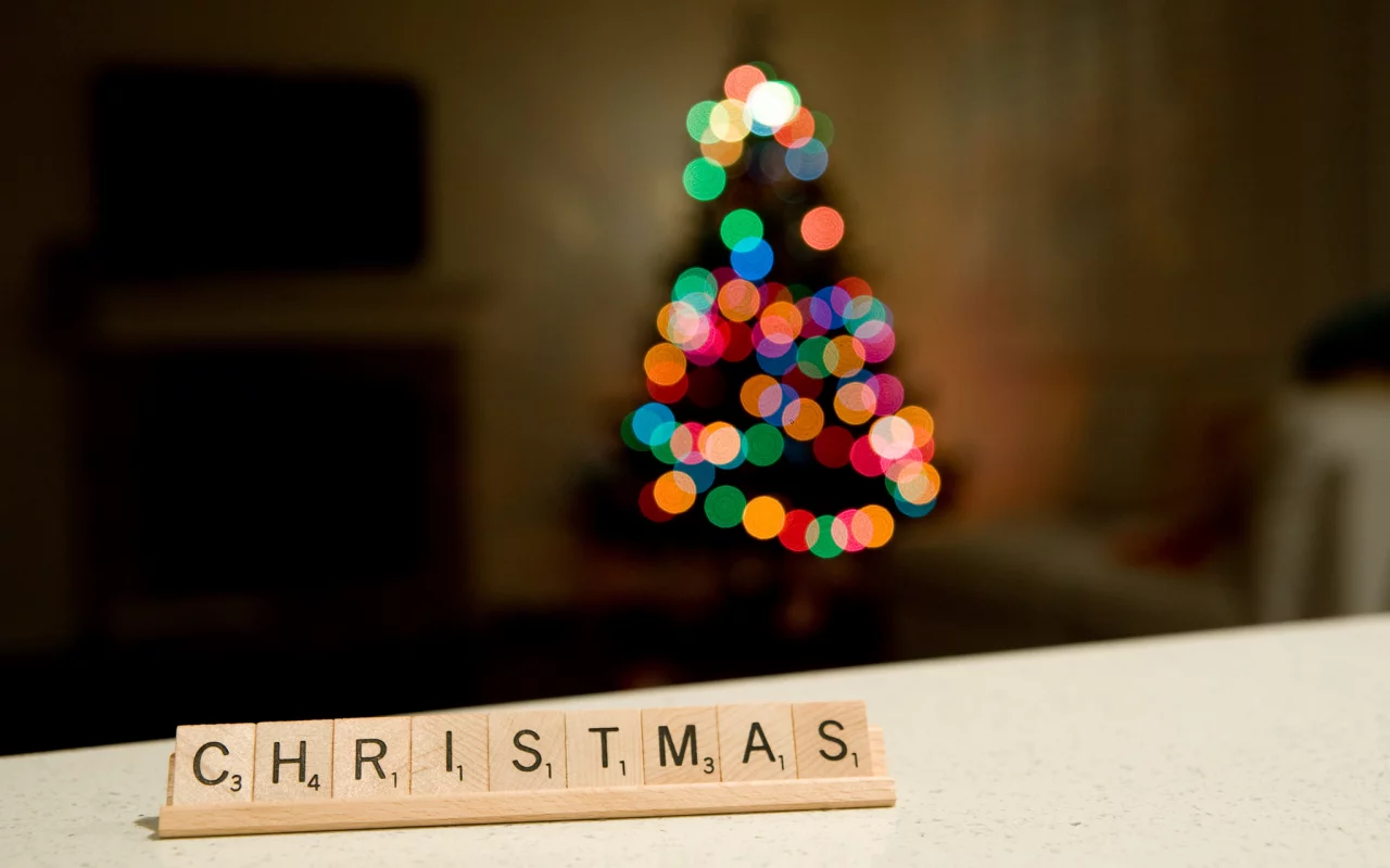 рождество, bokeh, елка, Christmas, праздник