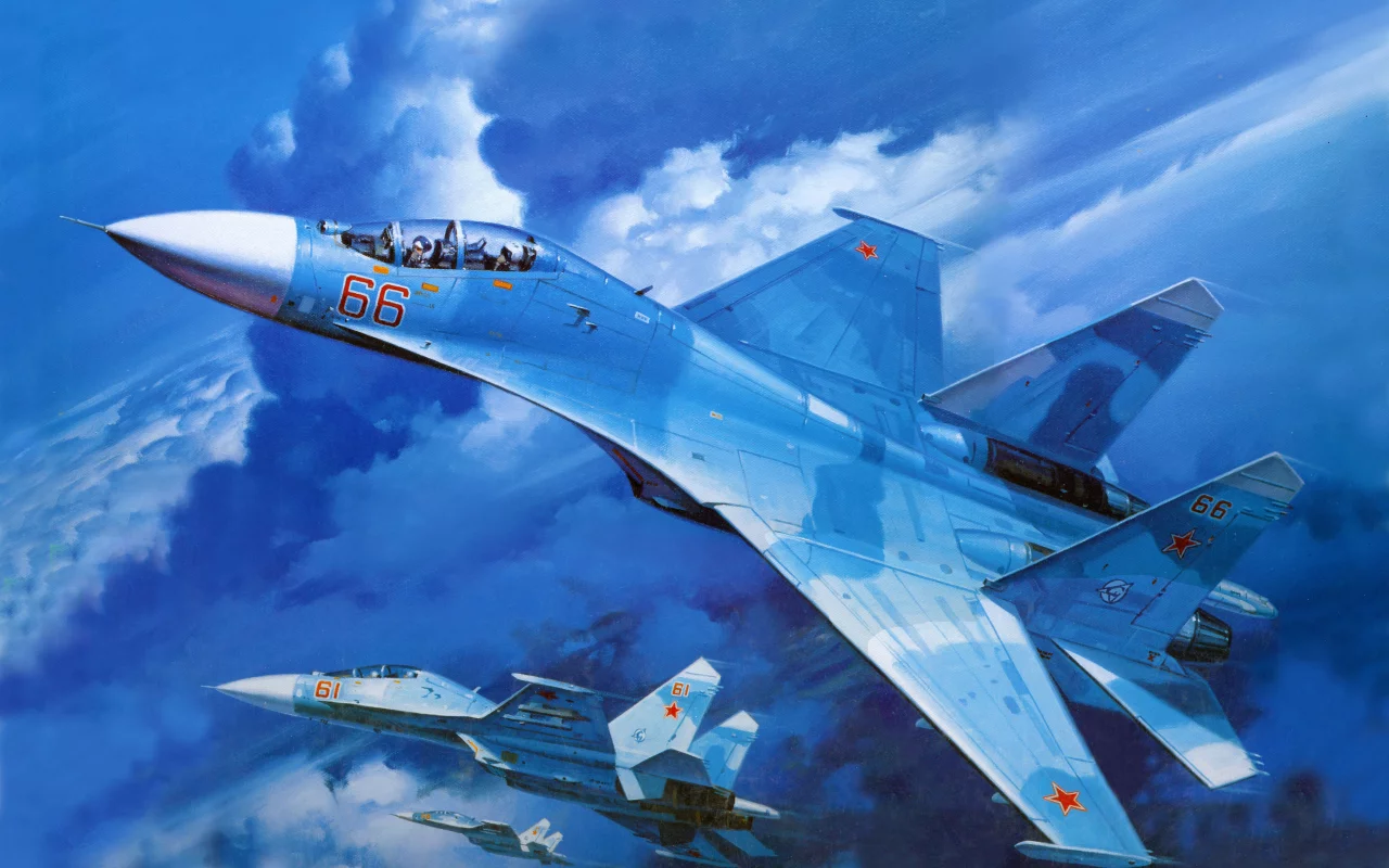 ввс рф, истребитель, авиация, Су-27, самолёт
