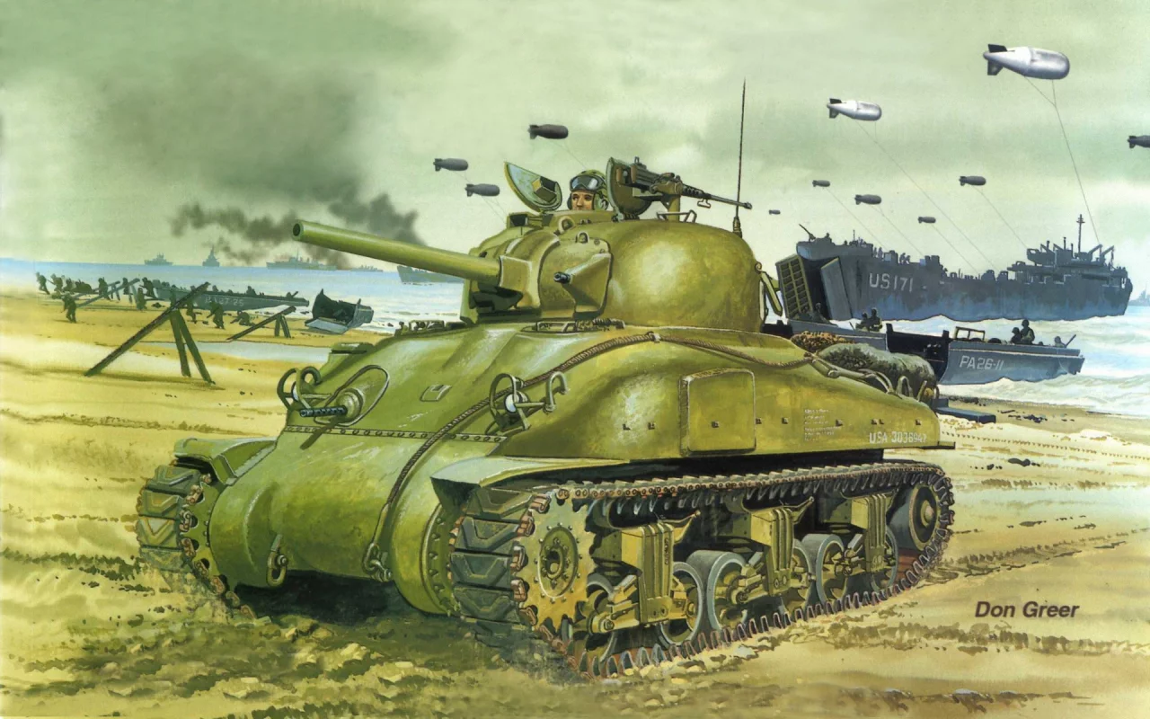 основной американский средний танк, Шерман, m4 sherman