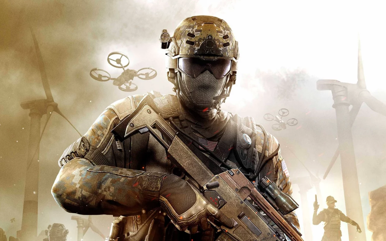 black ops 2, солдат, Call of duty, военный, ветряки, оружие