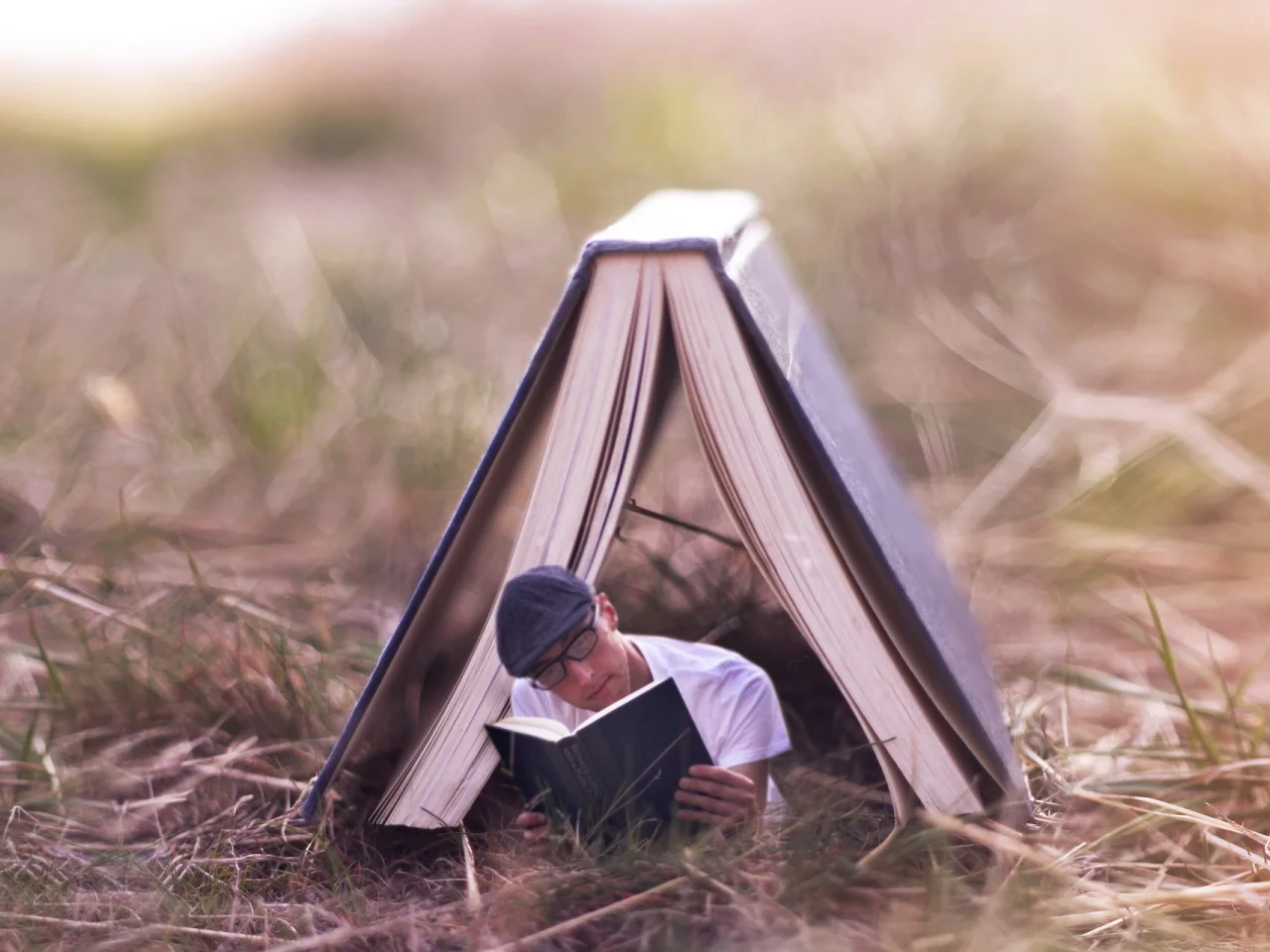 книги, фон, Парень