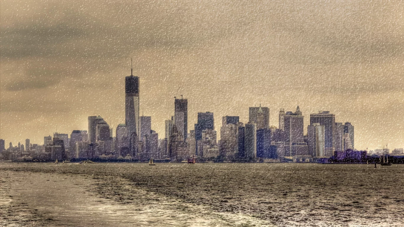 фон, Город, стиль, new york