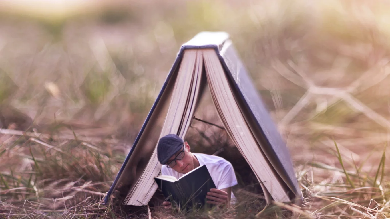 книги, фон, Парень