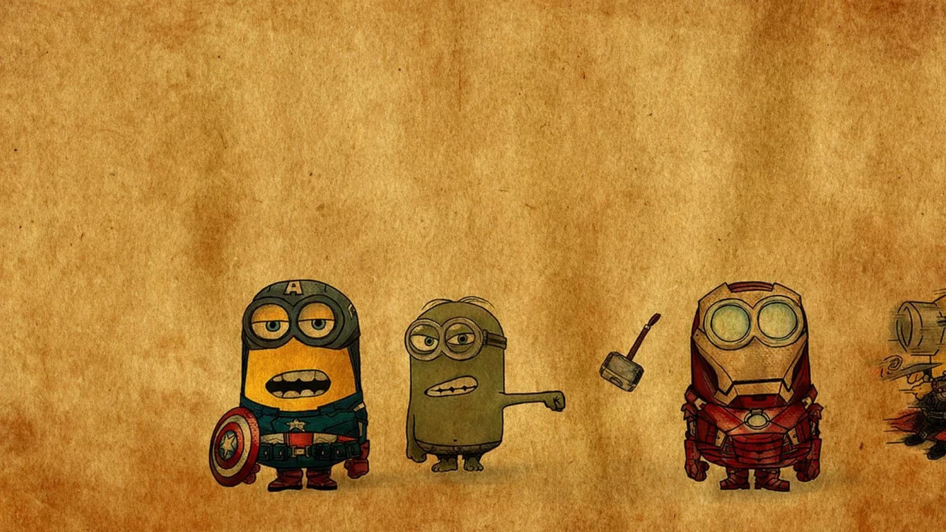 Despicable avengers, миньоны, халк, the avengers, мстители