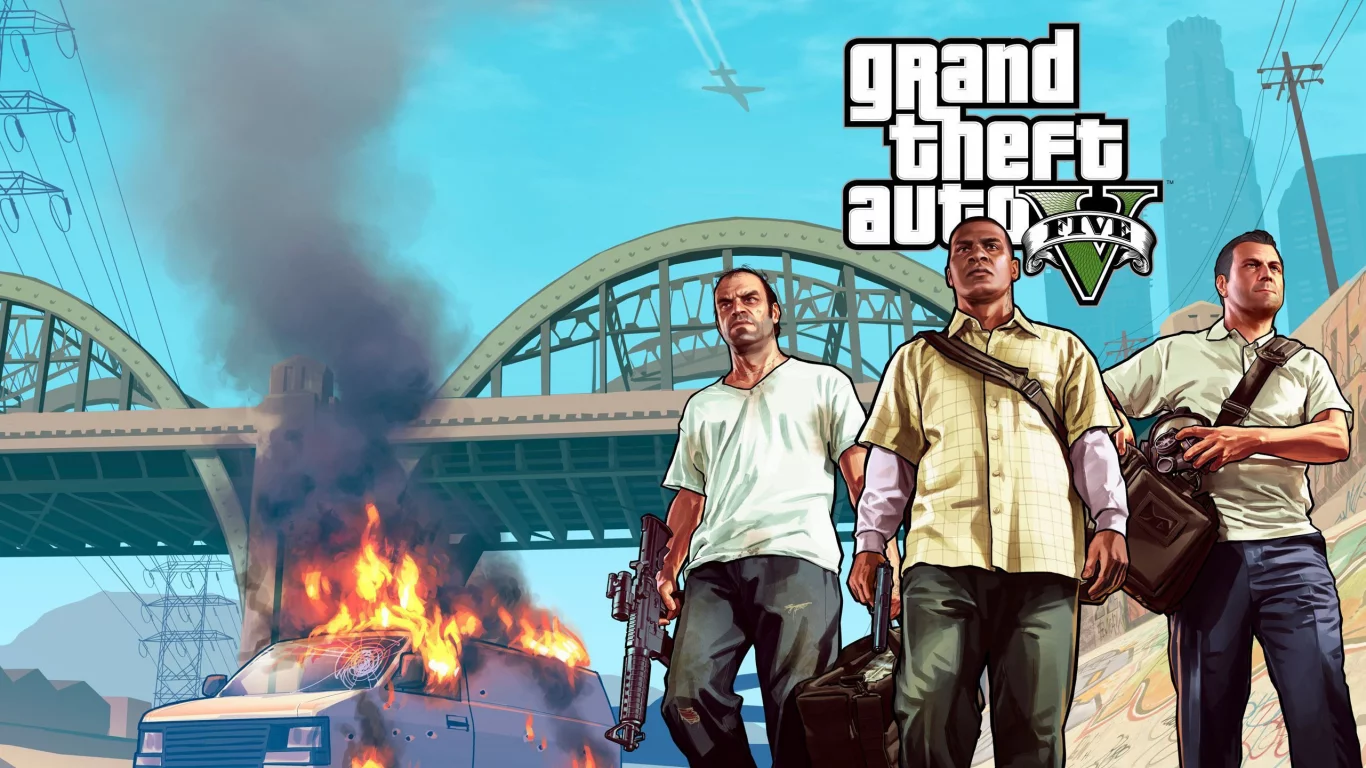 michael, бандиты, Grand theft auto v, trevor, лос сантос, gta5, franklin