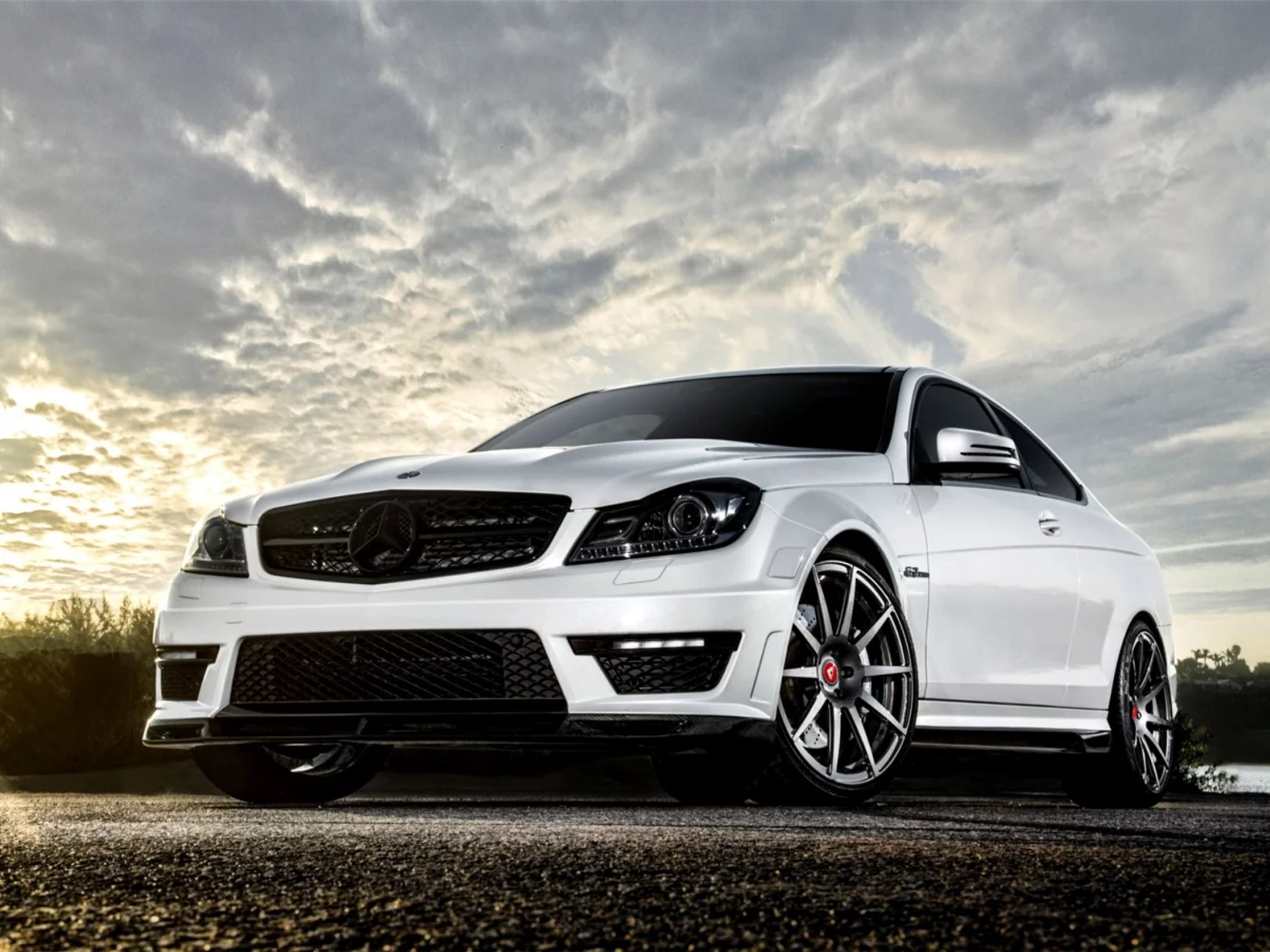 benz, vorsteiner, c63, Car, tuning, wallpapers, 2012, white, amg, beautiful, new, mercedes, coupe