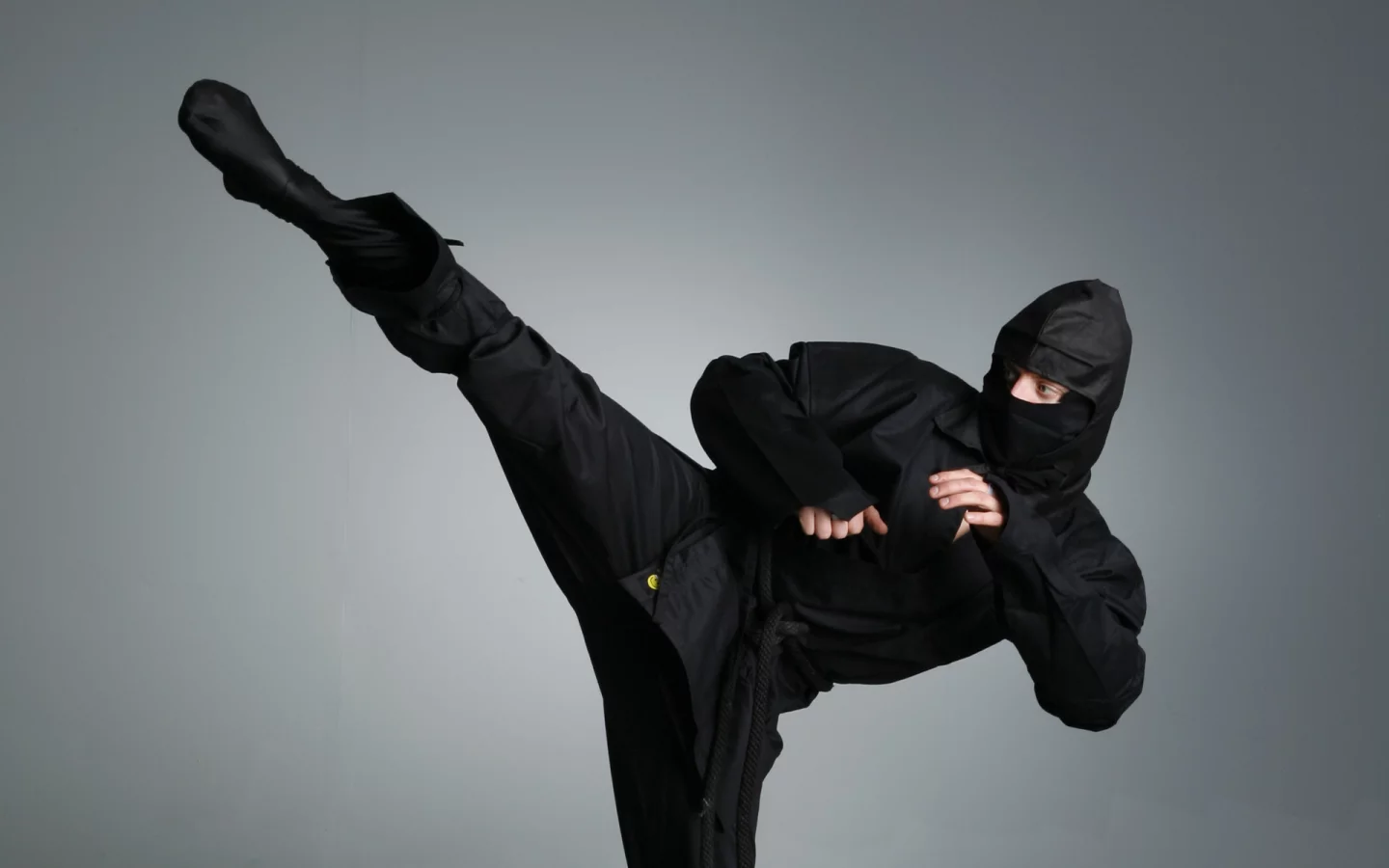 черный костюм, ninja, shinobi, Ниндзя