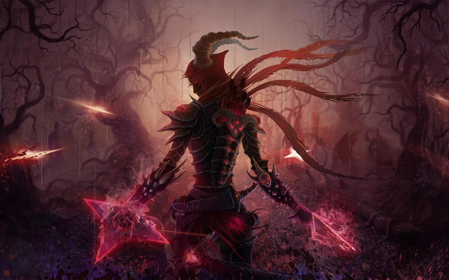охотник, броня, арт, на демонов, kotnonekot, Diablo 3, оружие
