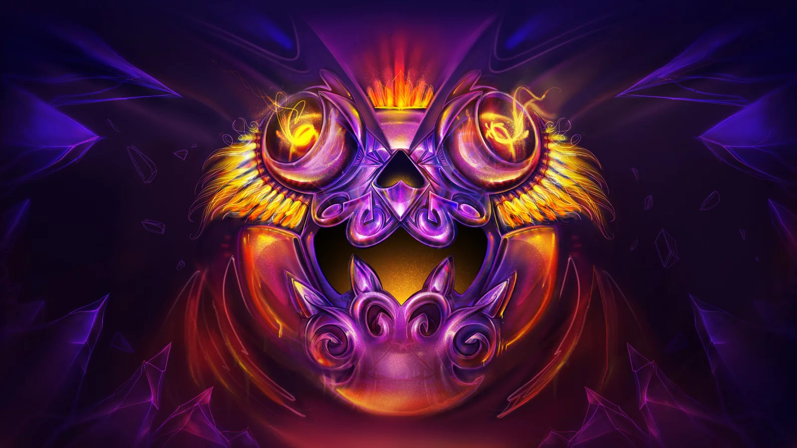 абстракция, монстр, Digital art, рисунок