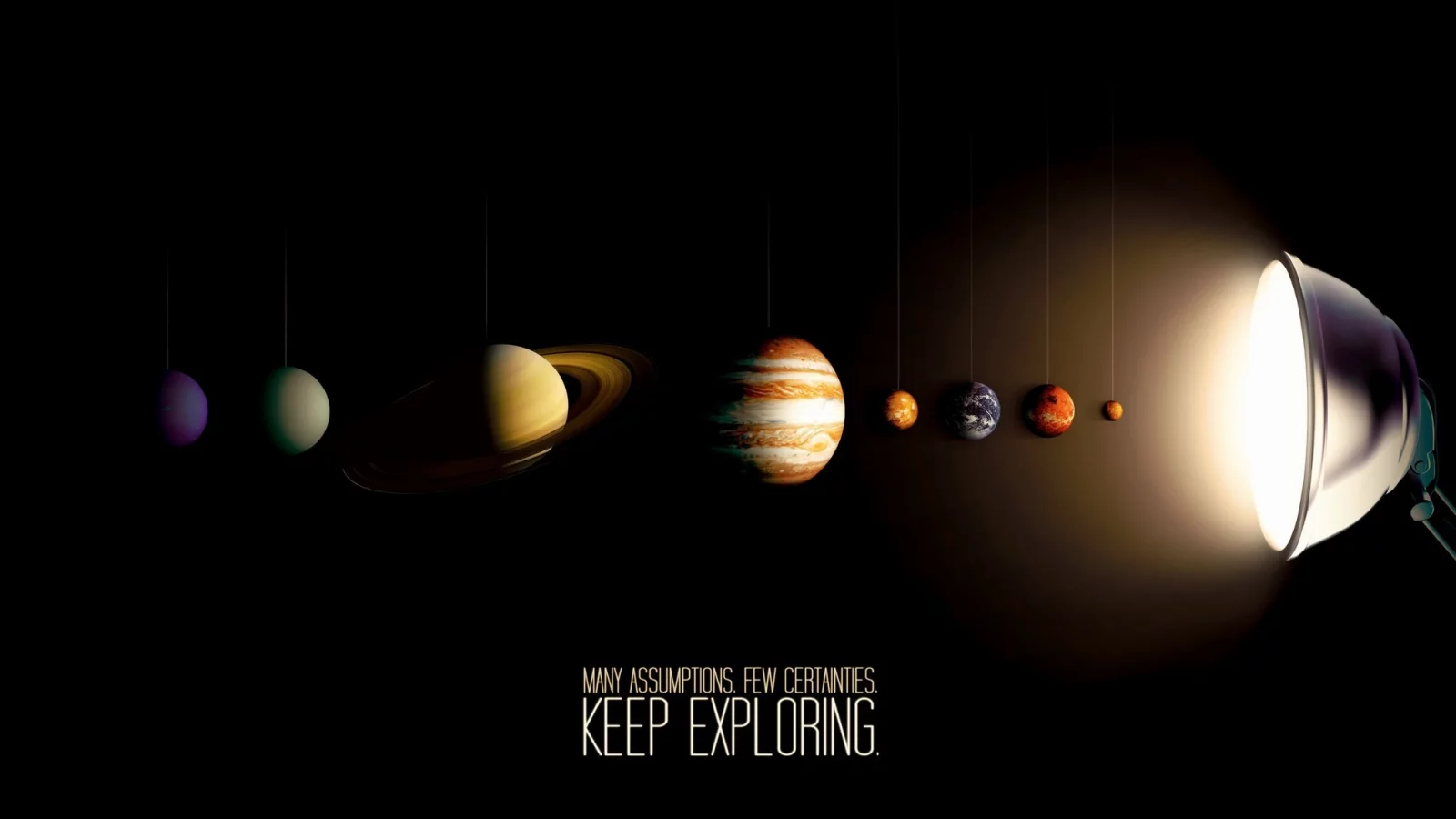 солнечная система, лампа, Planets