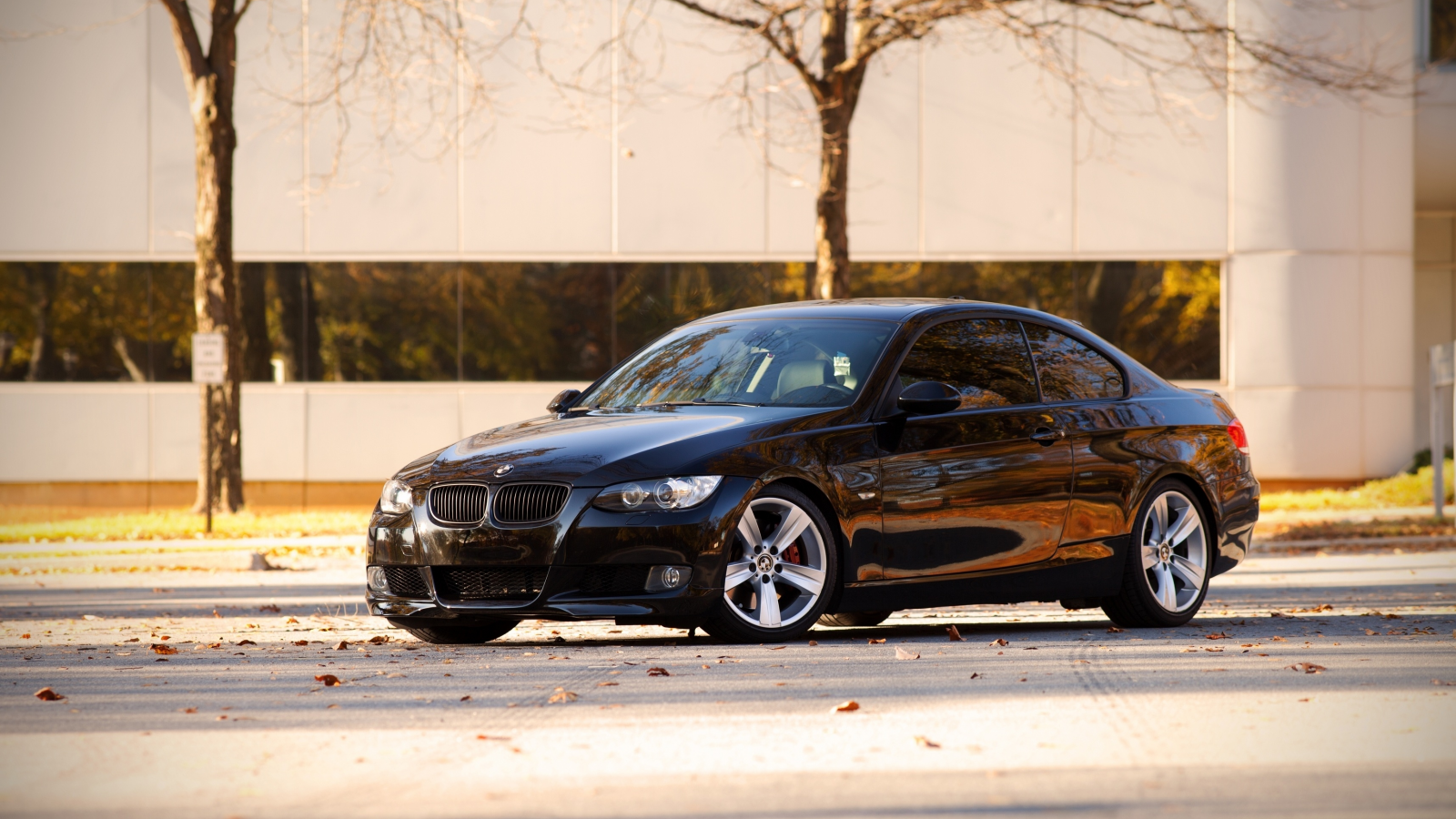 auto wallper, 335i, black, Auto, сars photography, cars, bmw 335i, bmw e92, city, bmw