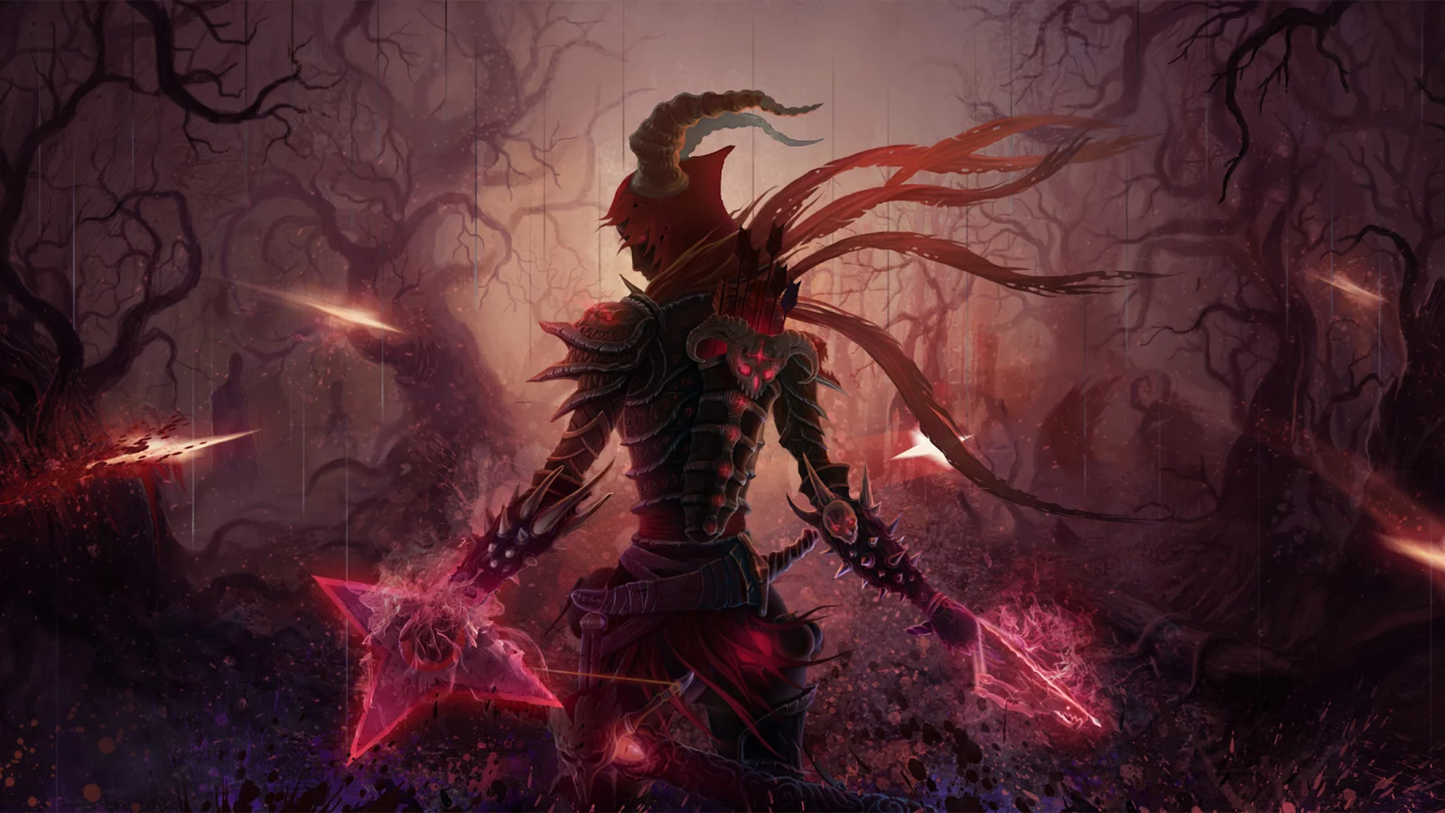 охотник, броня, арт, на демонов, kotnonekot, Diablo 3, оружие