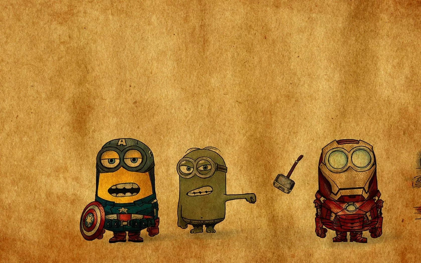 Despicable avengers, миньоны, халк, the avengers, мстители