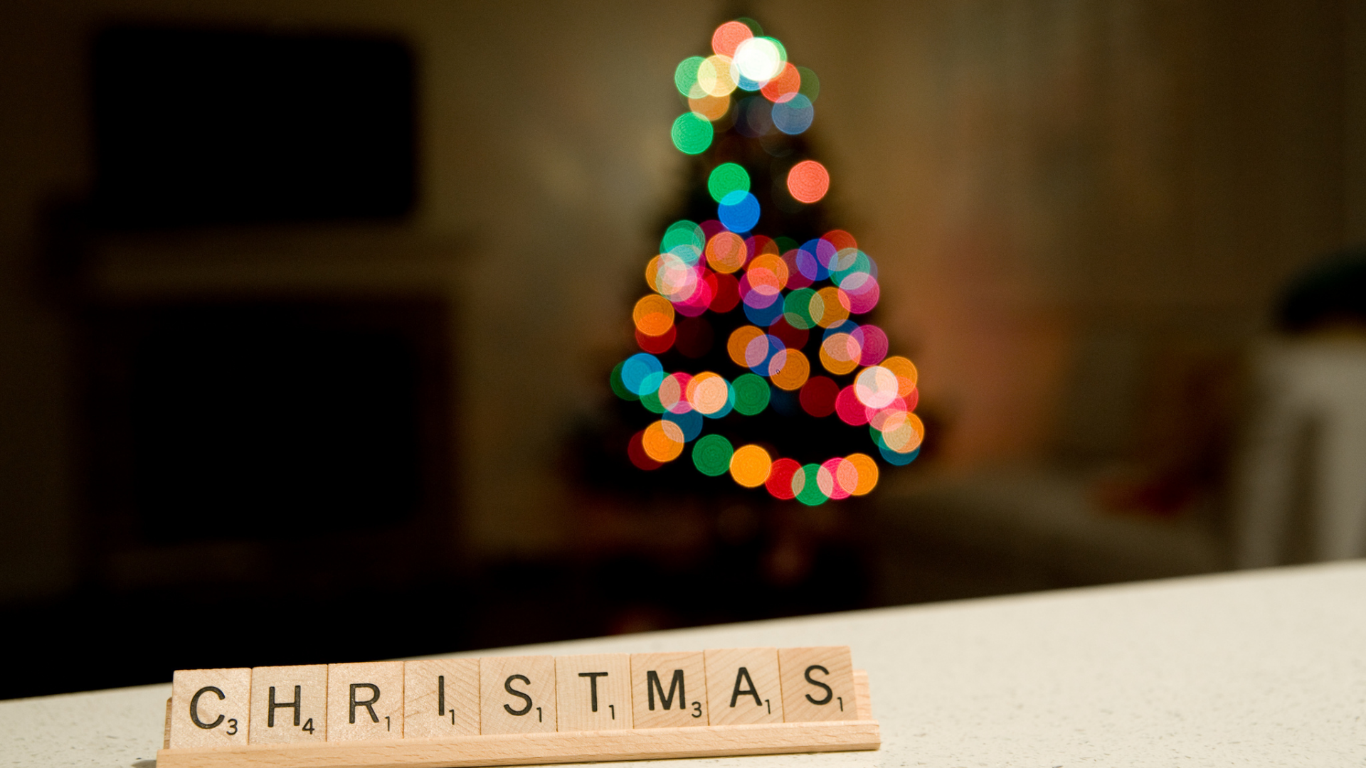 рождество, bokeh, елка, Christmas, праздник