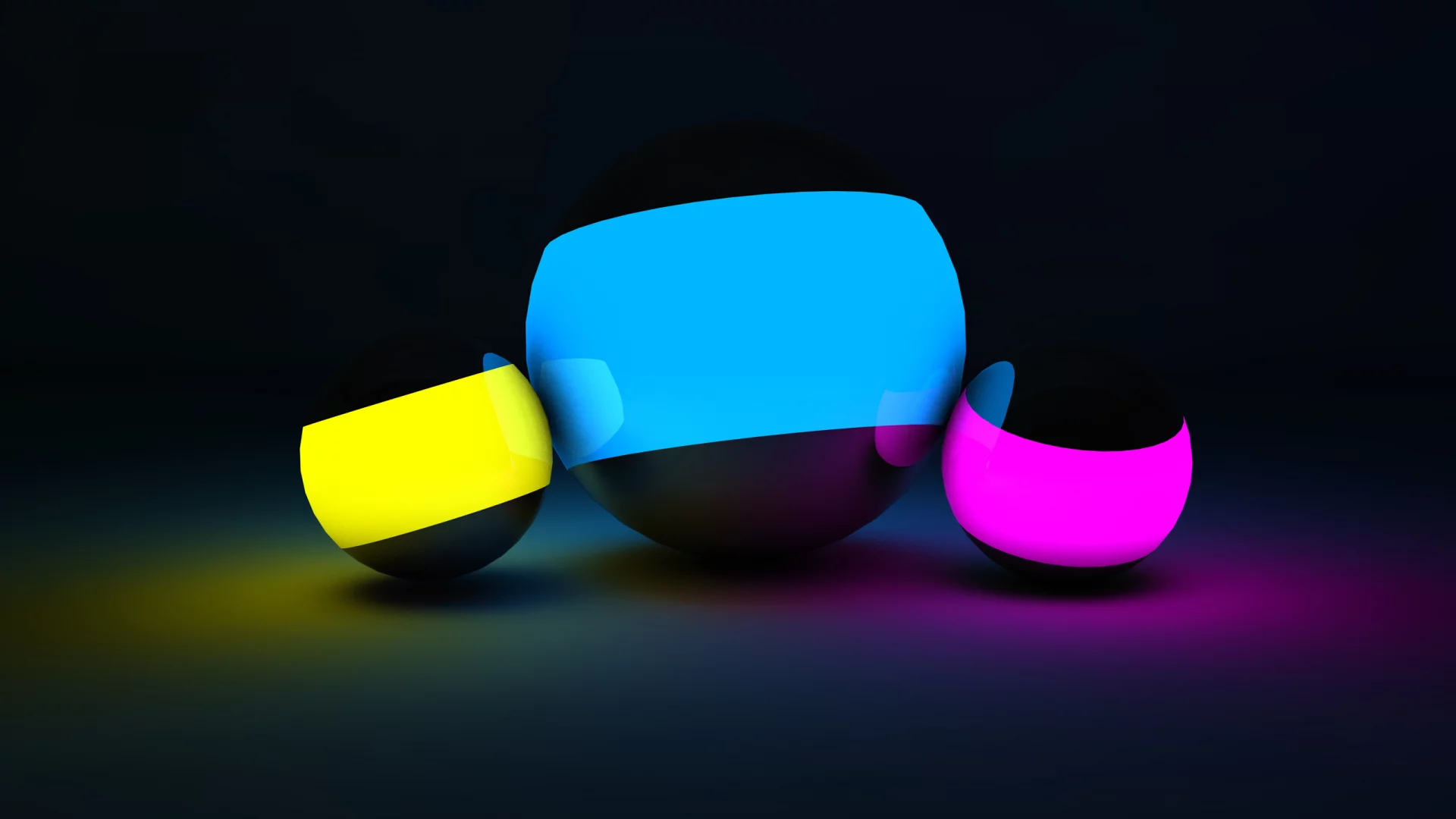 balls, 3D, фон, smooth, тени, CINEMA 4D, red, purple, blue, желтые, cinema 4d, гладкие, фиолетовые, dark, красные, yellow, светом, синие, шары, shadows, Blau, background, light, темные