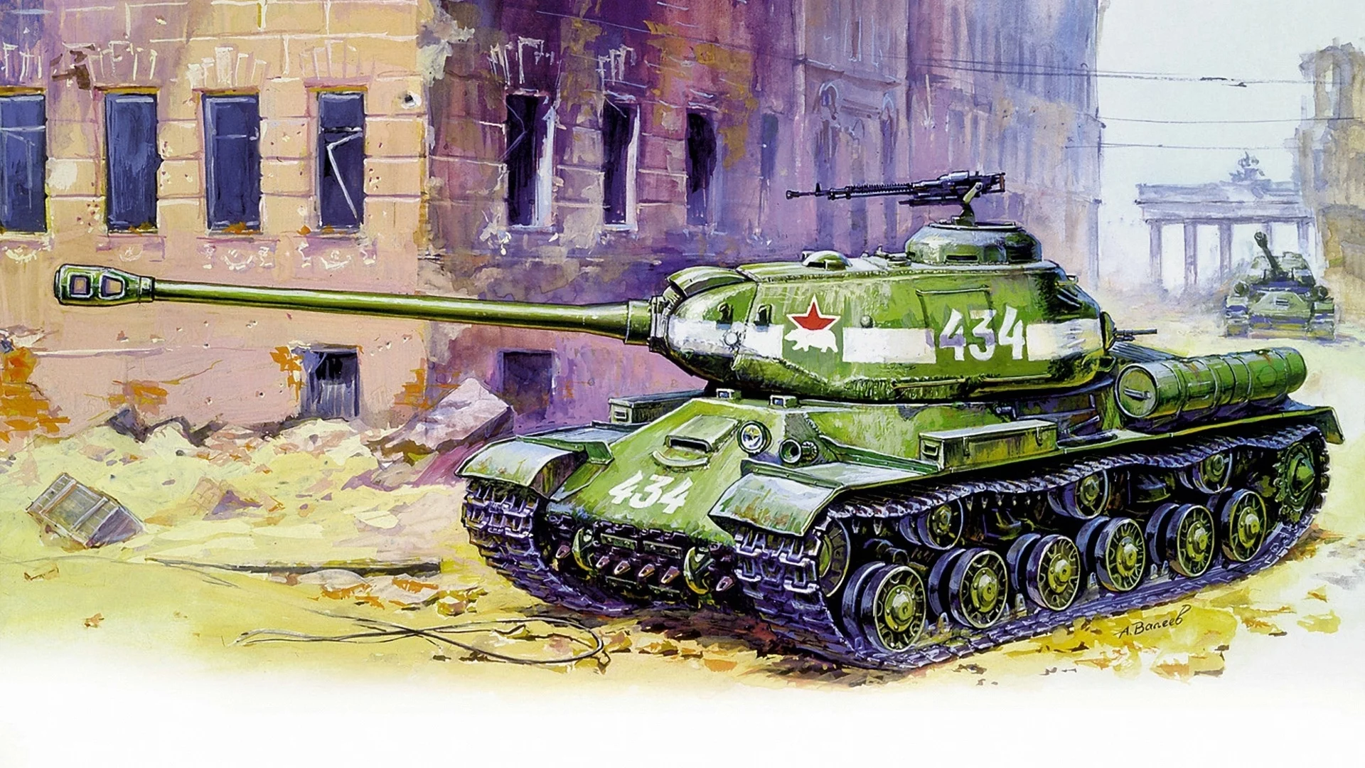 Ис-2, советский, танк, тяжелый