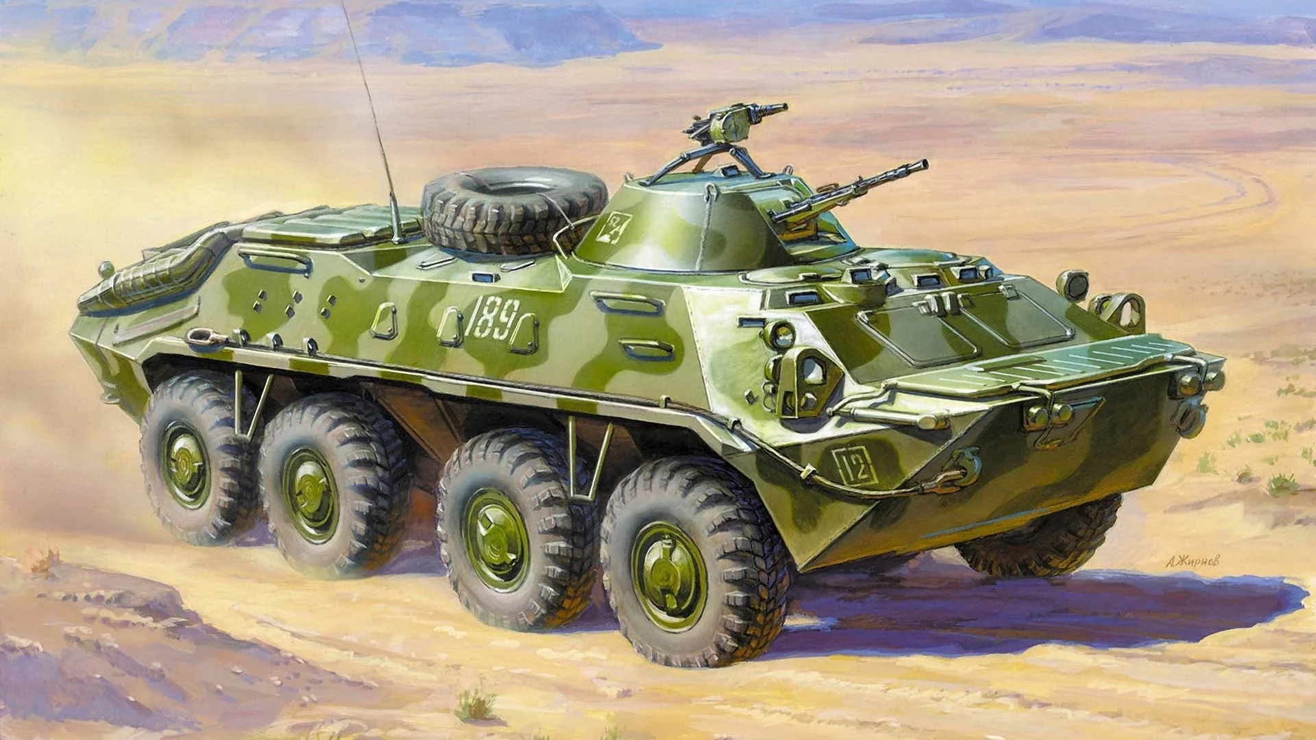 Бтр-70, боевая, бронетранспортер, советский, колесная