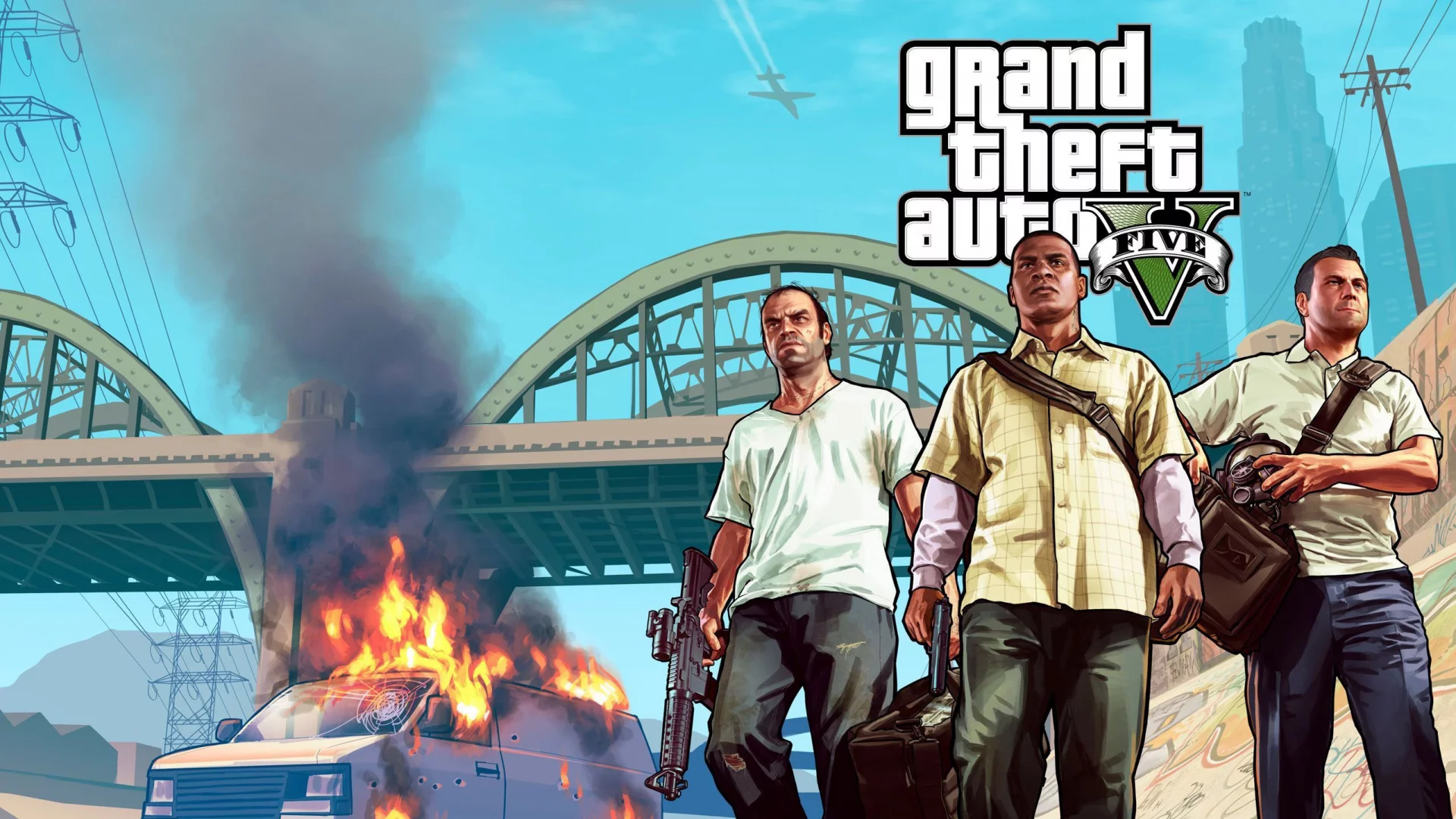 michael, бандиты, Grand theft auto v, trevor, лос сантос, gta5, franklin