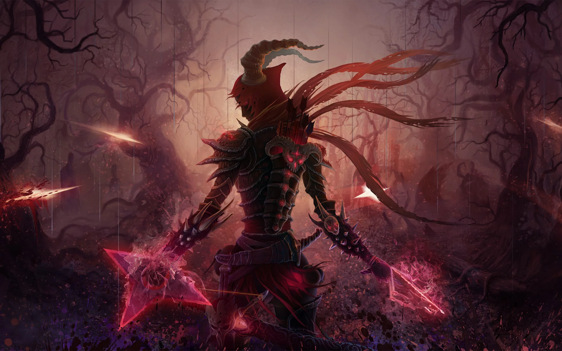 охотник, броня, арт, на демонов, kotnonekot, Diablo 3, оружие