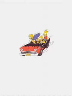минимализм, the simpsons, Симпсоны, машина