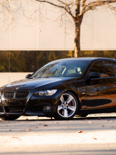 auto wallper, 335i, black, Auto, сars photography, cars, bmw 335i, bmw e92, city, bmw