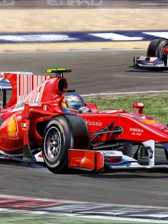 болид, Рисунок, ferrari, michal reinis, гоночный автомобиль, f10