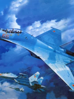 ввс рф, истребитель, авиация, Су-27, самолёт