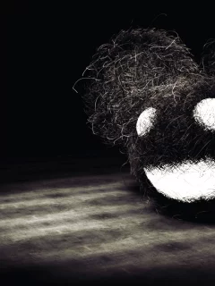 глаза, улыбка, Микки маус, темно, deadmau5, рот, голова