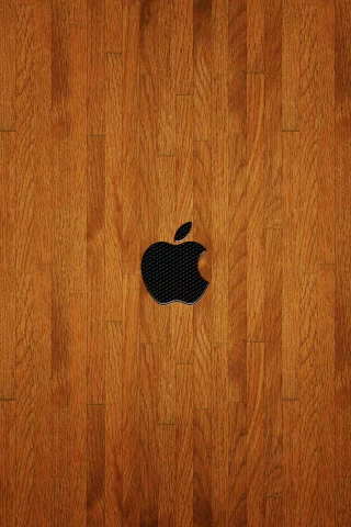 текстура, деревянный фон, сетка, Apple, hi-tech