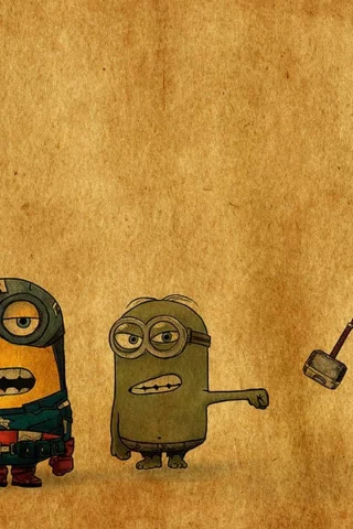 Despicable avengers, миньоны, халк, the avengers, мстители