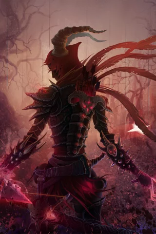 охотник, броня, арт, на демонов, kotnonekot, Diablo 3, оружие