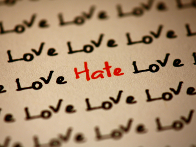 hate, надпись, Слова, love