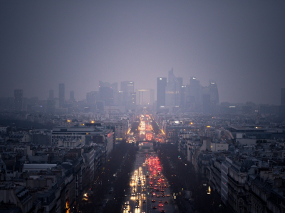 buildings, skyscapes, clouds, дома, пейзажи, Париже, houses, cityscapes, облака, Paris, roads, светом, light, дороги, здания