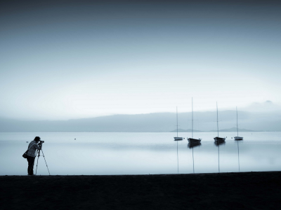 лодки, Озеро, фотограф